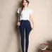 Big Yards 2019 Spring Autumn Lmitation Jeans Pants Women Elastic Waist Trousers Ladies Vintage Pencil Slim Skinny Jeans 3 Colors