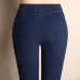 Big Yards 2019 Spring Autumn Lmitation Jeans Pants Women Elastic Waist Trousers Ladies Vintage Pencil Slim Skinny Jeans 3 Colors