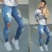 Boyfriend Hole Ripped Jeans Women Pants Cool Denim Vintage Straight Jeans For Girl High Waist Casual Pants Female Slim Jeans