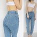 Denim jeans women Europe and the new Dongyu Zhou with retro waisted Jean Haren pants jeans