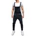 Fashion Men's Ripped Jeans Jumpsuits Hi Street Distressed Denim Bib Overalls For Man Suspender Pants Size S-XXXL