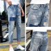 Fashion Women Destroyed Jeans 2019 Summer Hole Ripped High Waist Denim Pants Boyfriend Jeans Ankle Length Pant Plus Size  G3P7