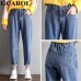 GCAROL New Collection Women Pencil Denim Pants High Waisted High Street Boyfriend Style Jeans In 3 Colors Plus Size 26-32