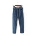 GOPLUS Women Jeans Boyfriends High Waist Mom Jeans Streetwear Denim Harem Pants Tassel Fringe Jeans Femme Grande Taille Femme