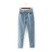 GOPLUS Women Jeans Boyfriends High Waist Mom Jeans Streetwear Denim Harem Pants Tassel Fringe Jeans Femme Grande Taille Femme