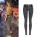 High Street Push Up black Denim Pants Mujer Low Waist Skinny Pencil Pants Femme Fashion Super Stretch Slim Soft Comfort Jeans