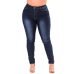 High Waist Jeans Femme Women 5XL 6XL 7XL  Plus Size Leggings Blue Denim Skinny Jeans Pencil Pants Stretch Bodycon Slim Trousers