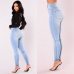 ITFABS Newest Arrivals Fashion Hot Women Lady Denim Skinny Pants High Waist Stretch Jeans Slim Pencil Jeans Women Casual Jeans