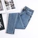 JUJULAND  Jeans Female Denim Pants Black Color Womens Jeans Donna Stretch Bottoms Skinny Pants For Women Trousers 8175