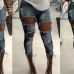 Jeans Woman Denim Pants Strech Hole Women's Jeans Ripped Pencil High Waist Slim Pencil Trousers Plus Size Rock Jeans