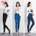 Jeans Woman autumn summer  High Waist Plus Size Stretch full Length  Skinny Slim denim Pants for women 4XL 5XL 6XL