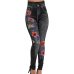 Laamei 2019 Plus Size Women Stretch High Waist Skinny Embroidery Jeans Floral Holes Denim Pants Trousers Women Jeans Pencil Pant