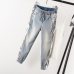 Largesize 5xl Patchwork Sequined Jeans Women Washed Denim Trouser Jeans Female Elastic Waist Cargo Pants Side Striped Jeans B010