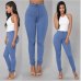 S-XXXLWomen Denim Skinny Jeggings Pants High Waist Stretch Jeans Slim Pencil Trousers Wash Skinny Jeans  High Waist Winter   15