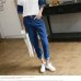 Shipping from russia Harem Pants Vintage High Waist Jeans new womens pants Ankle-length pants loose cowboy pants