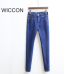 Slim Jeans For Women Skinny High Waist Jeans Woman Blue Denim Pencil Pants Stretch Waist Women Jeans Black Pants Calca Feminina