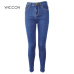 Slim Jeans For Women Skinny High Waist Jeans Woman Blue Denim Pencil Pants Stretch Waist Women Jeans Black Pants Calca Feminina