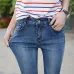 Tataria Skinny Slim Jeans For Women Vintage Style Black Women's Jeans Female Denim Pencil Pants Stretch Korean Jeans For Woman