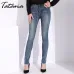 Tataria Skinny Slim Jeans For Women Vintage Style Black Women's Jeans Female Denim Pencil Pants Stretch Korean Jeans For Woman
