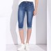 Tom Hagen 2019 Summer Skinny Jeans Woman Pants With High Waist Jeans Women Plus Size Women's Denim Female Stretch Knee Length