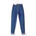 Vintage high waist jeans woman 2019 skinny black blue mom boyfriend jeans for women denim pants female trousers streetwear