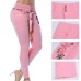 WENYUJH 5XL 2019 Women Stretch High Waist Skinny Embroidery Jeans Floral Print Denim Pants Trousers Women Pencil Pant Plus Size