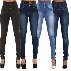 WENYUJH New Spring Summer Woman skinny jeans Denim Pencil Pants Top Brand Stretch Jeans High Waist Pants Women High Waist Jeans