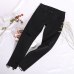 White Skinny Jeans Woman With Holes Slim Pencil Denim Pants Ripped Jeans For Women High Waist Stretch Capris Ladies Jean Femme