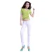 Whole cotton Seven colors pinkycolor Elastic force Pencil pants high waist jeans woman skinny women jeans mujer jean plus size