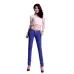 Whole cotton Seven colors pinkycolor Elastic force Pencil pants high waist jeans woman skinny women jeans mujer jean plus size