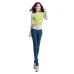 Whole cotton Seven colors pinkycolor Elastic force Pencil pants high waist jeans woman skinny women jeans mujer jean plus size