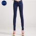 Women Jeans Cotton Pencil Leggings Skinny Jeans Mid Waist Woman Slim Fit Woman Full Length Candy Color