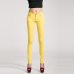 Women Jeans Cotton Pencil Leggings Skinny Jeans Mid Waist Woman Slim Fit Woman Full Length Candy Color