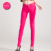 Women Jeans Cotton Pencil Leggings Skinny Jeans Mid Waist Woman Slim Fit Woman Full Length Candy Color