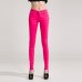 Women Jeans Cotton Pencil Leggings Skinny Jeans Mid Waist Woman Slim Fit Woman Full Length Candy Color