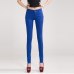 Women Jeans Cotton Pencil Leggings Skinny Jeans Mid Waist Woman Slim Fit Woman Full Length Candy Color