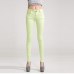 Women Jeans Cotton Pencil Leggings Skinny Jeans Mid Waist Woman Slim Fit Woman Full Length Candy Color