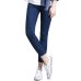 Women Jeans Plus Size Casual high  waist summer Autumn Pant Slim Stretch Cotton Denim Trousers for woman Blue black 4xl 5xl 6xl