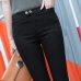 Women Plus Size High Waisted Trousers Skinny Pants Trousers Elastic Pencil Pants High Waist Pants