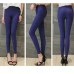 Women Plus Size High Waisted Trousers Skinny Pants Trousers Elastic Pencil Pants High Waist Pants