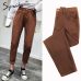 high waist jeans woman harem jeans Pink beige brown black plus size 32 mom pants jeans for women 2019 new spring elastic waist