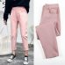 high waist jeans woman harem jeans Pink beige brown black plus size 32 mom pants jeans for women 2019 new spring elastic waist