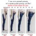 luckinyoyo jean jeans for women with high waist pants for women plus up large size skinny jeans woman 5xl denim modis streetwear