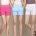 2017 European and American BF summer wind female candy color high waist linen shorts women loose elastic waist shorts plus size