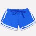 2017 Summer Leisure Women Cotton Shorts Contrast Binding Side Split Elastic Waist Loose Casual Shorts Yo-Ga Short Feminino