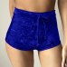 2017 Women Pink Velvet Shorts Fashion Sexy Bodycon Workout Flannel Short Pants Feminino Pantalones Mujer Fitness Soft Sportwear