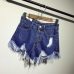 2017 new arrival casual summer hot sale denim women shorts high waists fur-lined leg-openings Plus size sexy short Jeans TJ1115