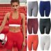 2019 NEW Fashionable Women Girls Student High Waist Jogging Sporty Short Pants Pure Color Casual Pants