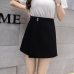 2019 New Women Shorts Skirts Spring Fashion High Waist Shorts Female Casual Loose Culottes Woman Black/Pink/White Summer Shorts