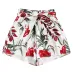 2019 Shorts Women Fashion Plus Size Foral Printed Bandage Shorts Pantalones Cortos Mujer Spodenki Damskie Short Feminino szorty